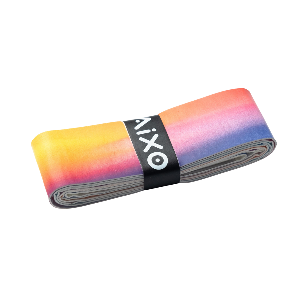AIXO Rainbow Fade Tacky Overgrip – Durable Racket Grip for Tennis & Padel