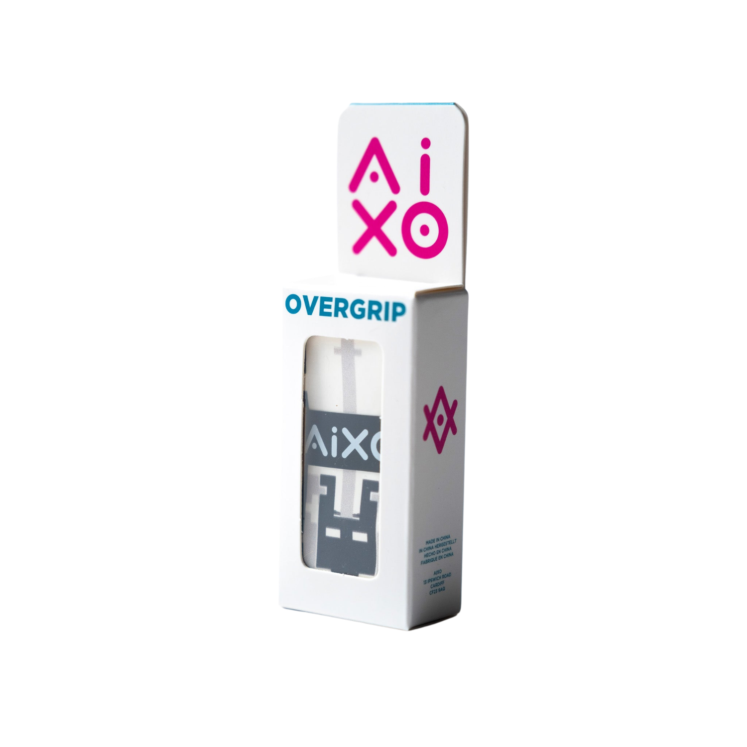 AIXO Glitch Tacky Overgrip - Pink Moisture-Wicking Racket Grip