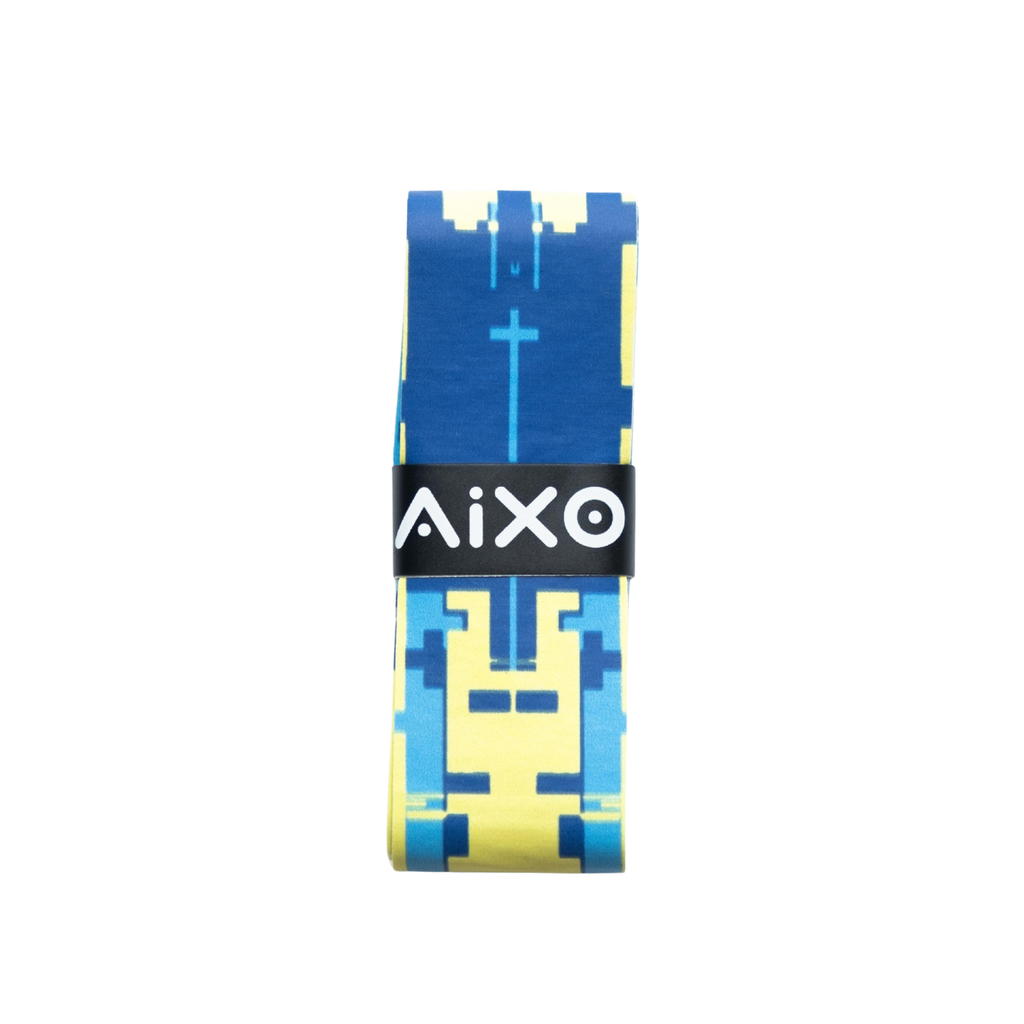 AIXO Glitch Tacky Overgrip - Pink Moisture-Wicking Racket Grip