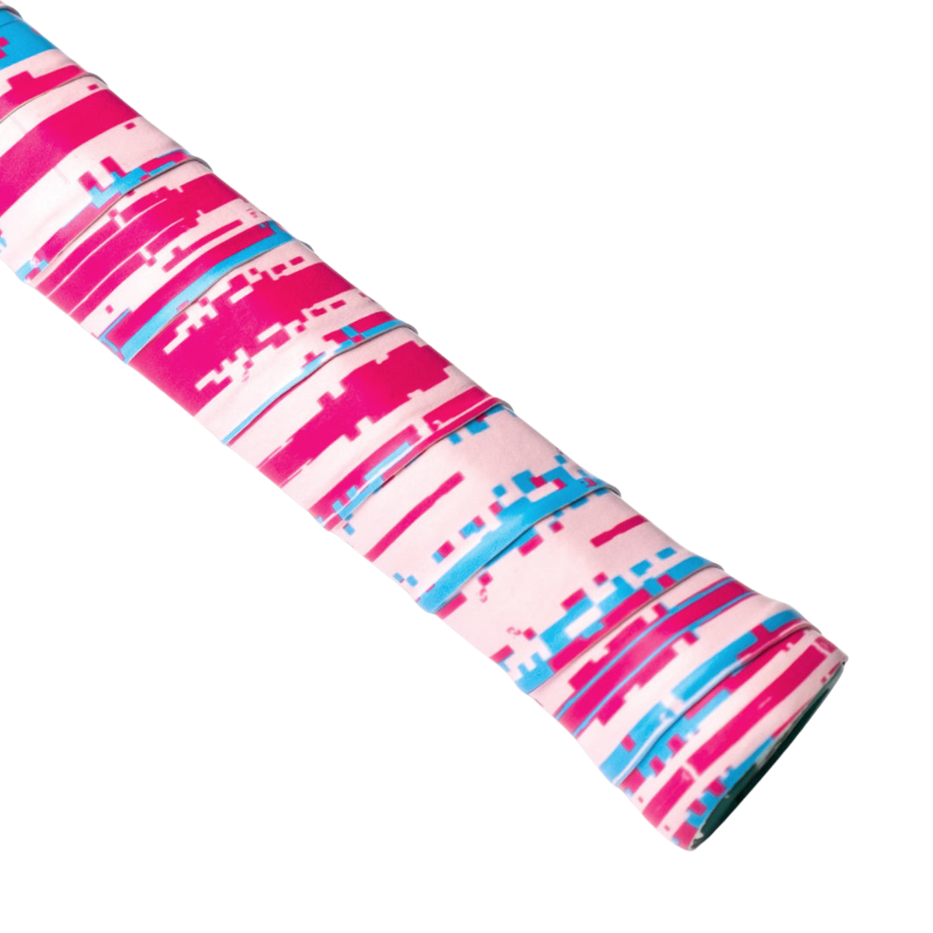 AIXO Glitch Tacky Overgrip - Blue Moisture-Wicking Racket Grip