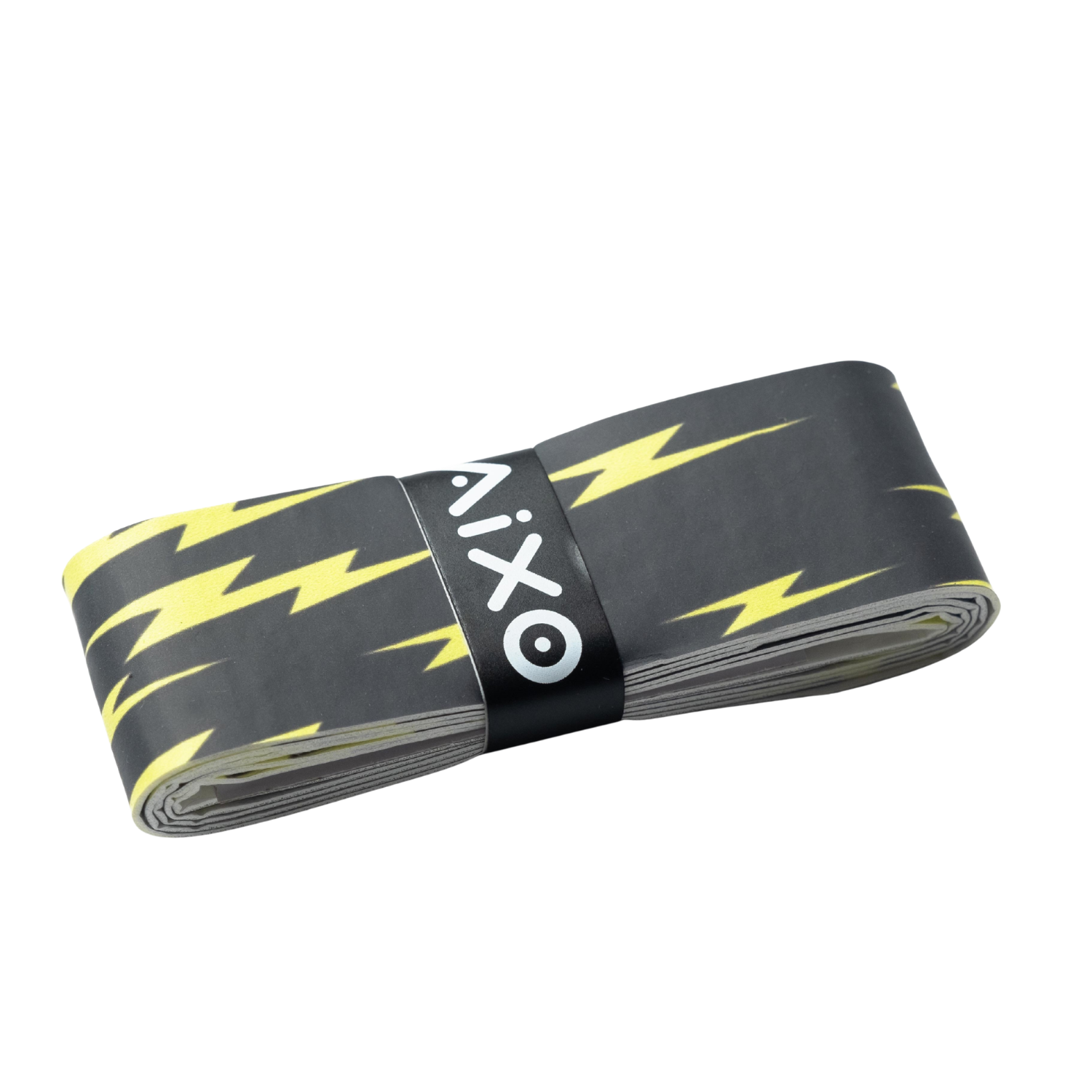 AIXO Dark Lightning Tacky Overgrip - Black Racket Grip for Tennis