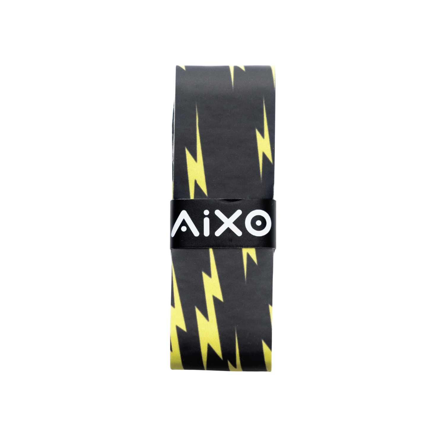 AIXO Dark Lightning Tacky Overgrip - Black Racket Grip for Tennis
