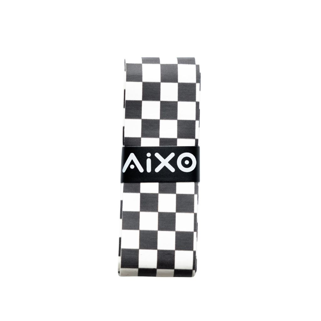 AIXO Checker Dry Overgrip – Moisture-Wicking Racket Grip (Blackpink)