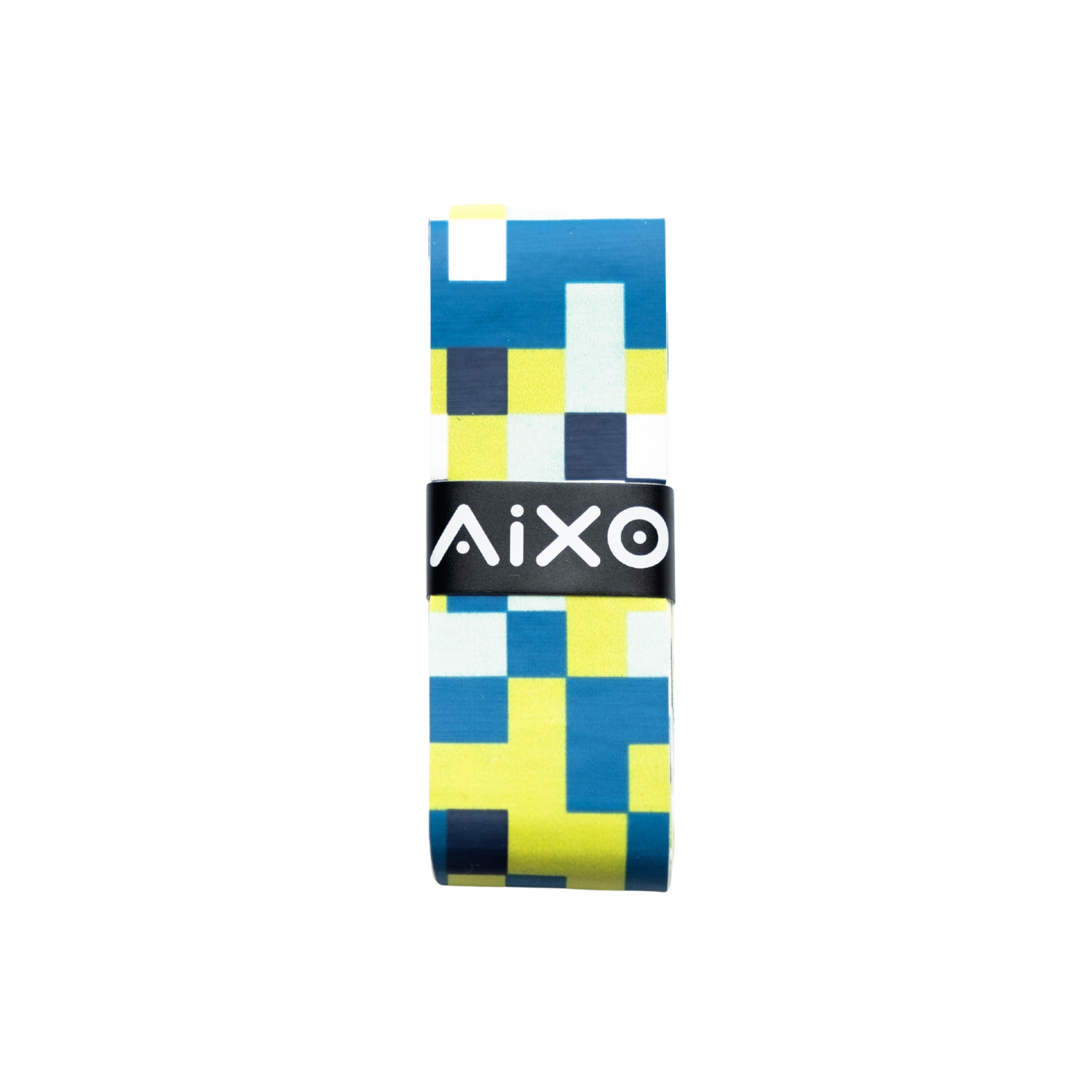 AIXO Retro Pixel Dry Overgrip – Green 8-Bit Racket Grip for Tennis