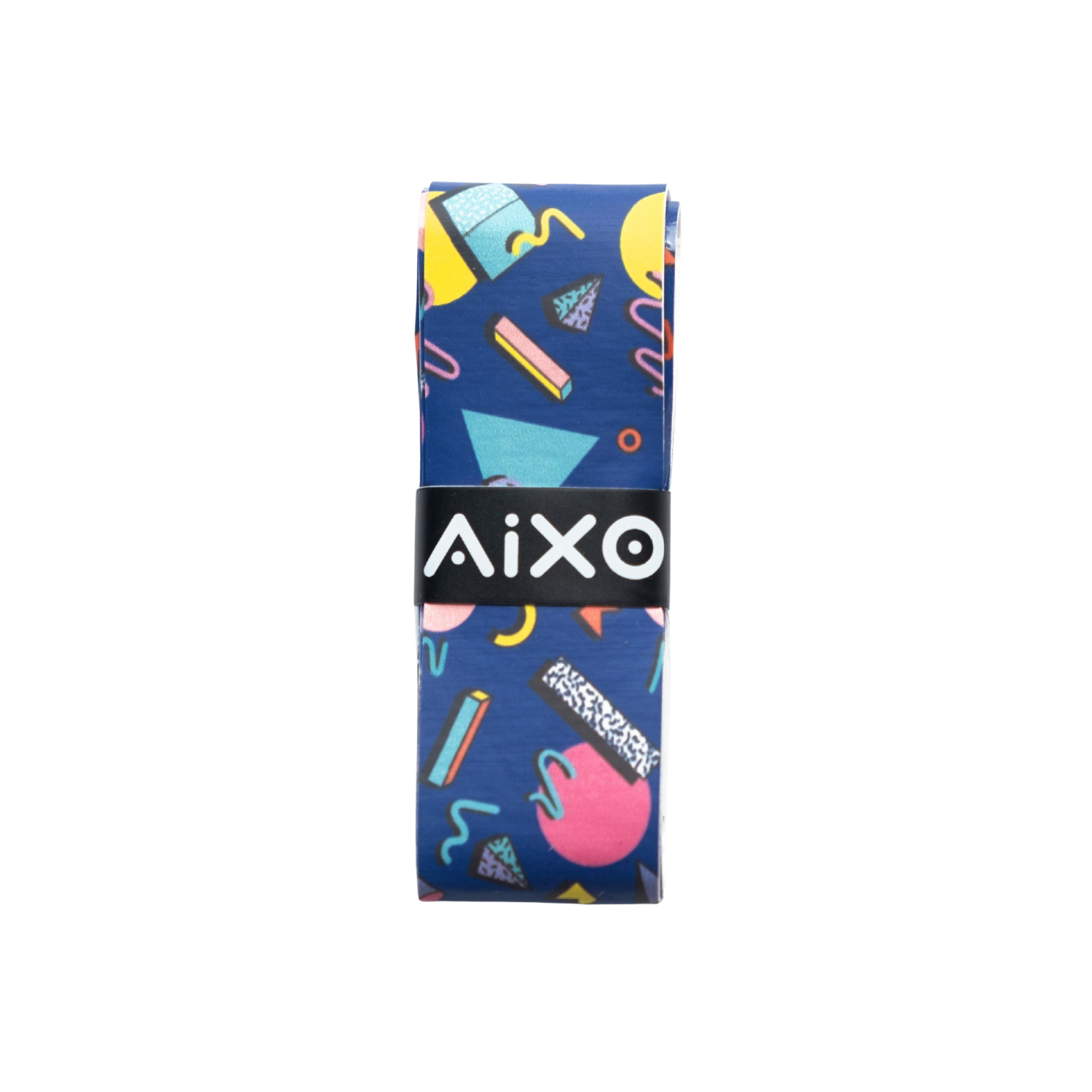 AIXO Eighties Tacky Overgrip – Multicolour Retro Racket Grip Tape