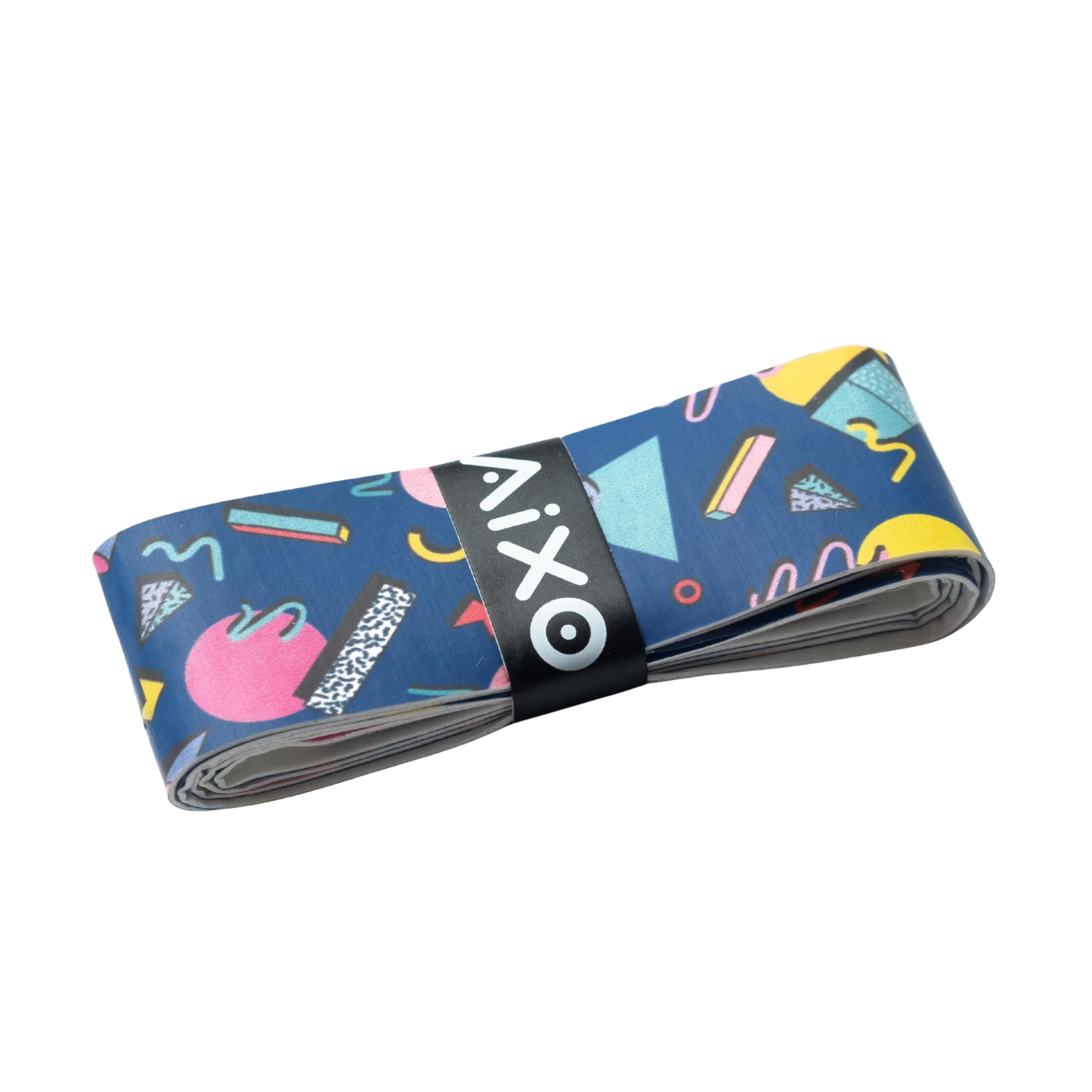 AIXO Eighties Tacky Overgrip – Multicolour Retro Racket Grip Tape