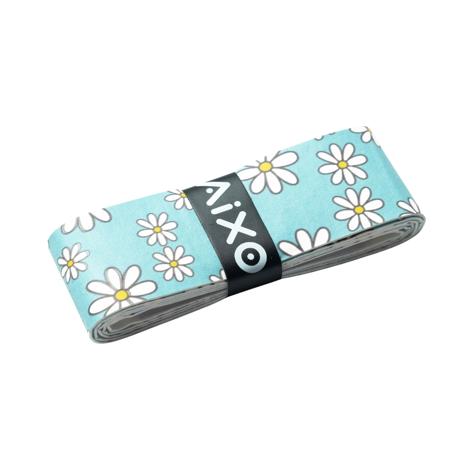 AIXO Daisies Tacky Overgrip - Pink Floral Racket Grip for Tennis & Padel