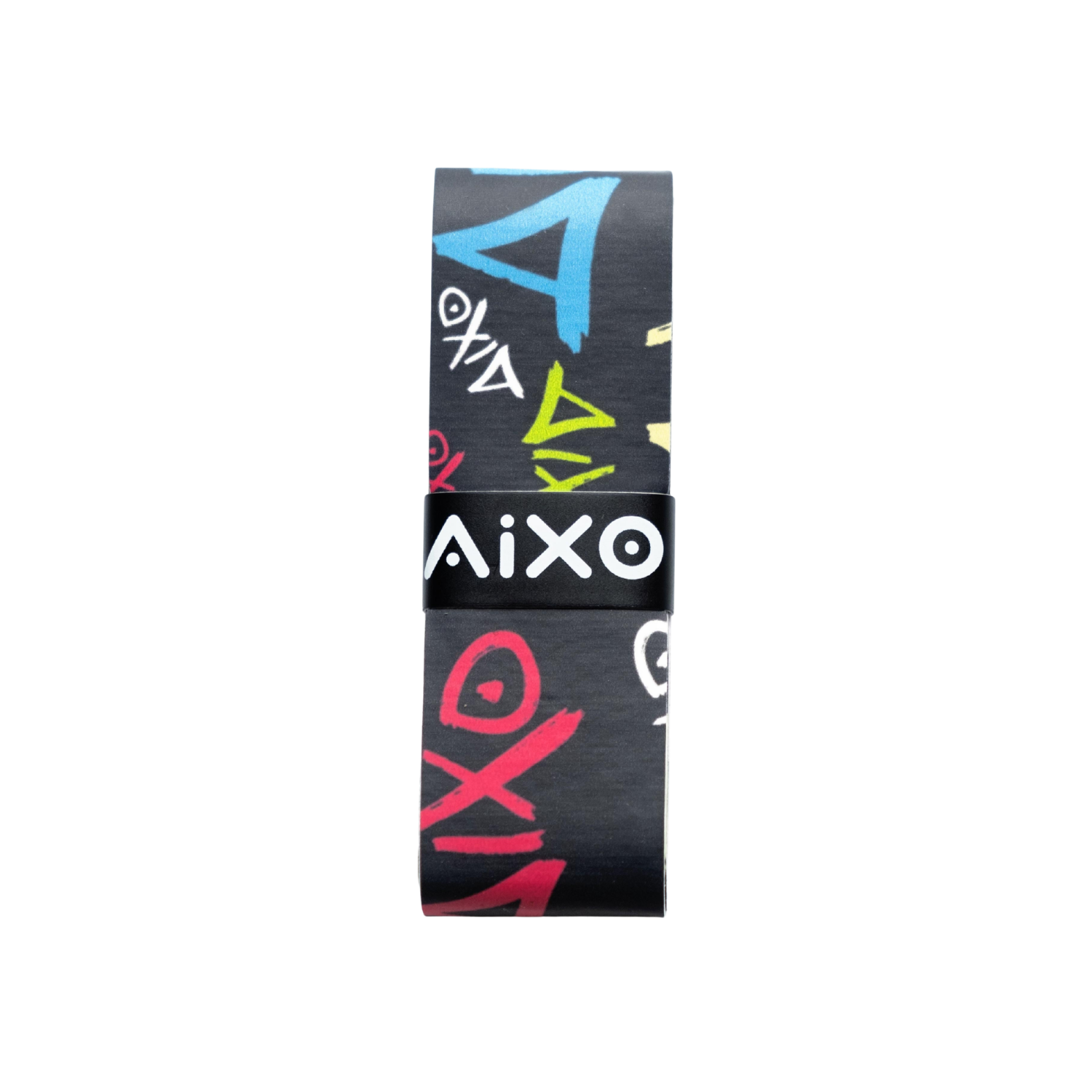 AIXO TAG Tacky Overgrip – Multicolour Racket Grip for Tennis & Padel