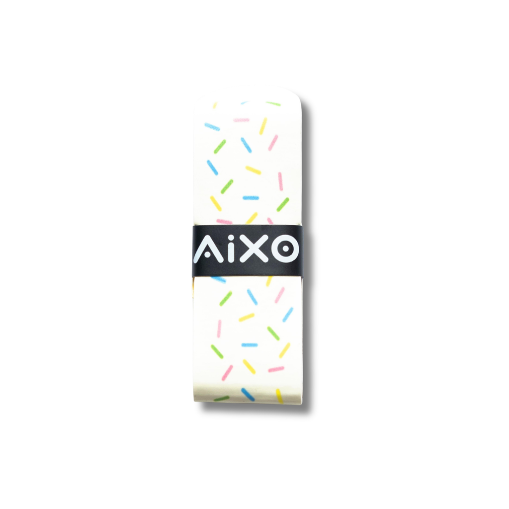 AIXO Sundae Tacky Tennis Overgrip - Vanilla Ice Cream Design