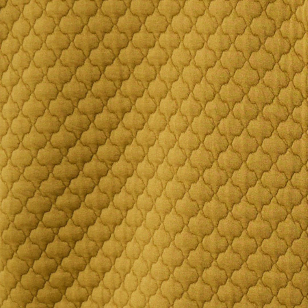 Jan Tile Quilted Sweatshirt - Dark Mustard