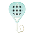 AIXO Ghost Pastel de Mint Padel Racket – Full Carbon Teardrop