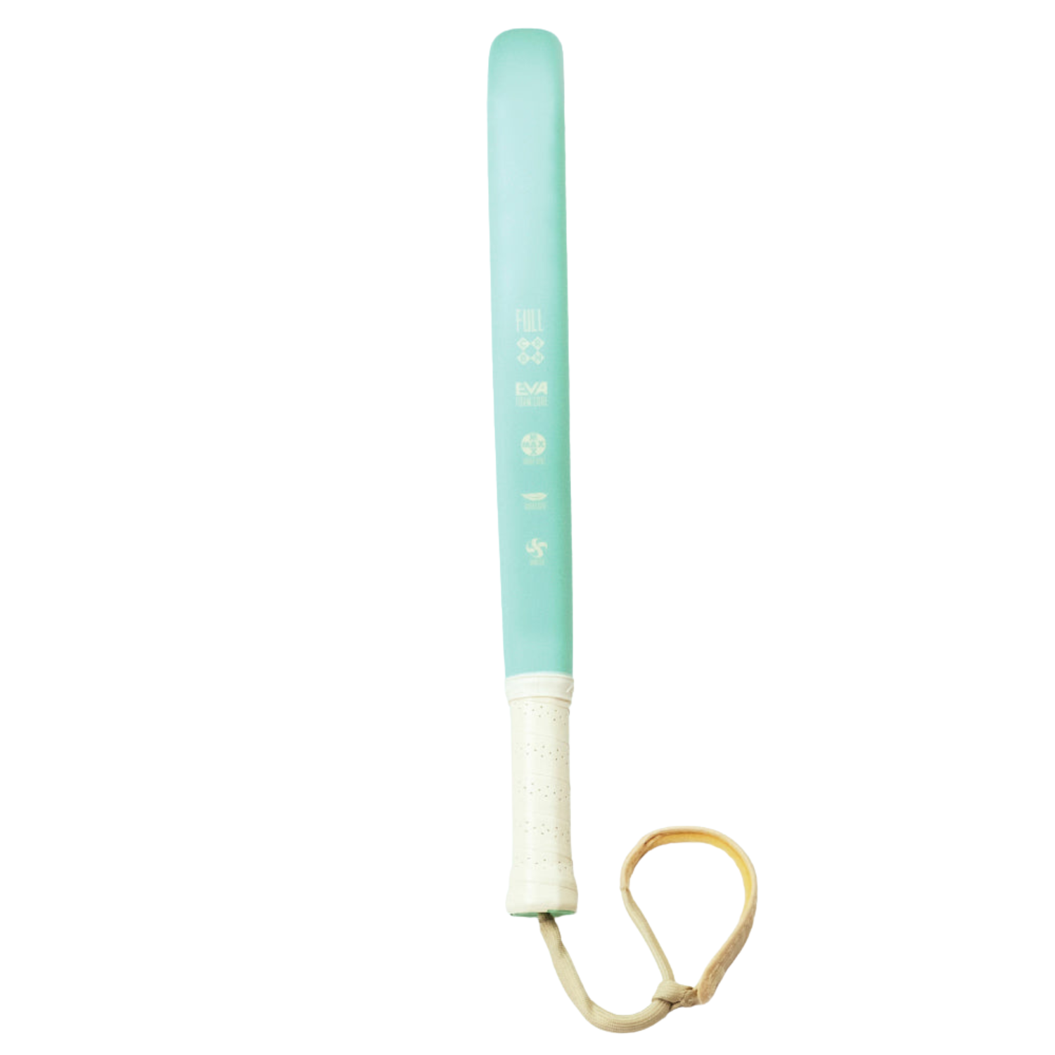 AIXO Ghost Pastel de Mint Padel Racket – Full Carbon Teardrop