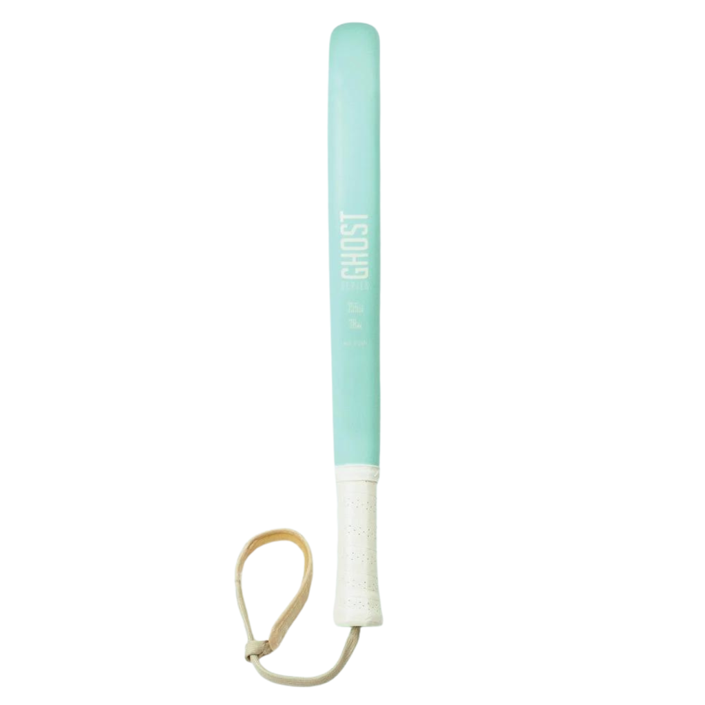 AIXO Ghost Pastel de Mint Padel Racket – Full Carbon Teardrop