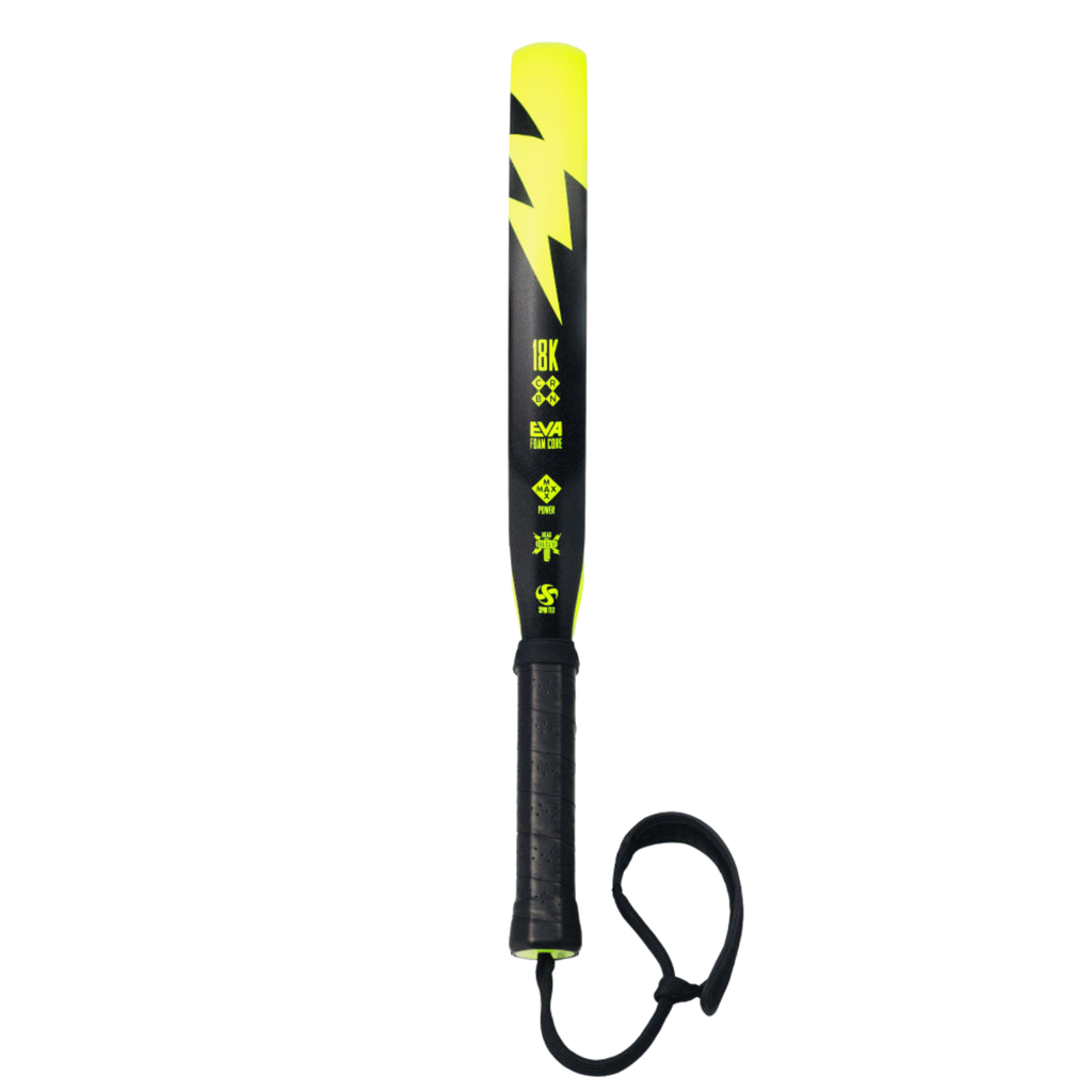 AIXO Insane Bolt Padel Racket – 18K Carbon Diamond Power Racket