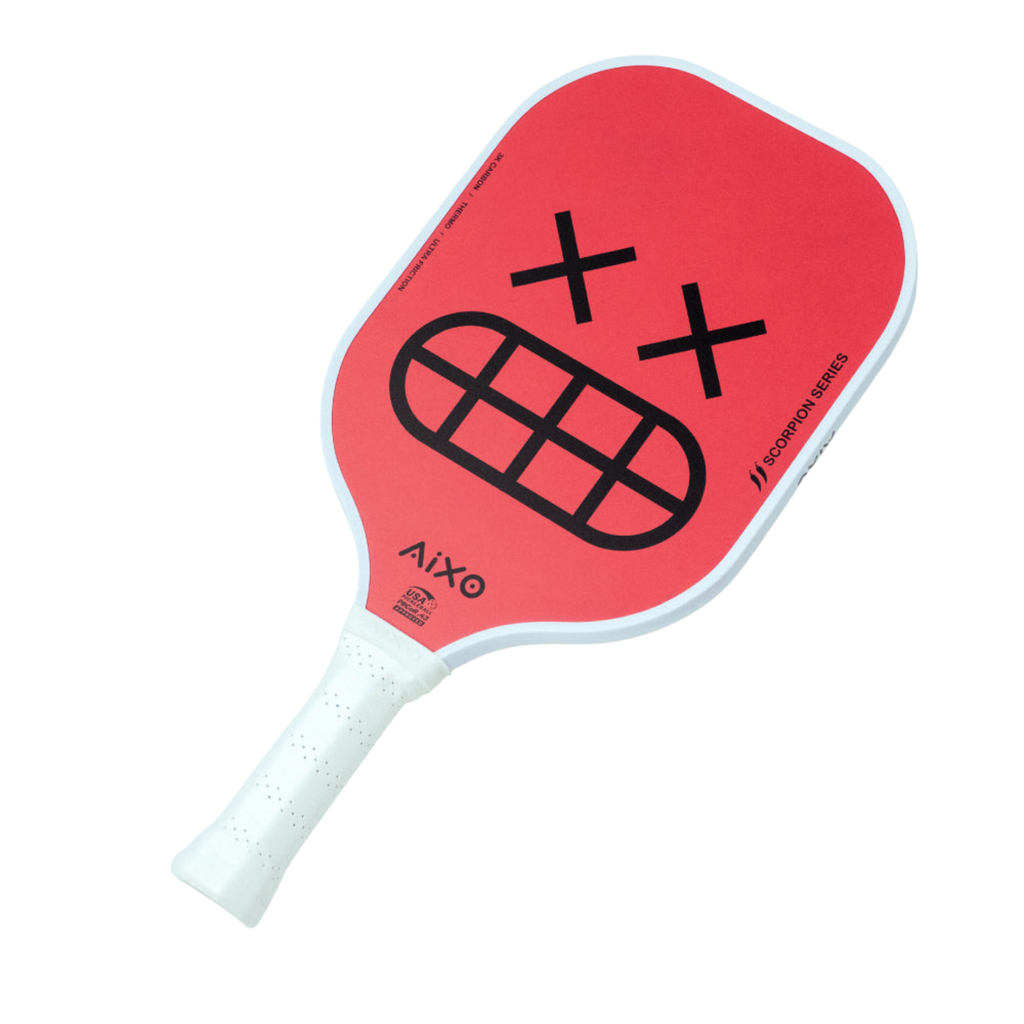 AIXO P11A Scorpion Mood 3K Raw Carbon Pickleball Paddle – 14mm