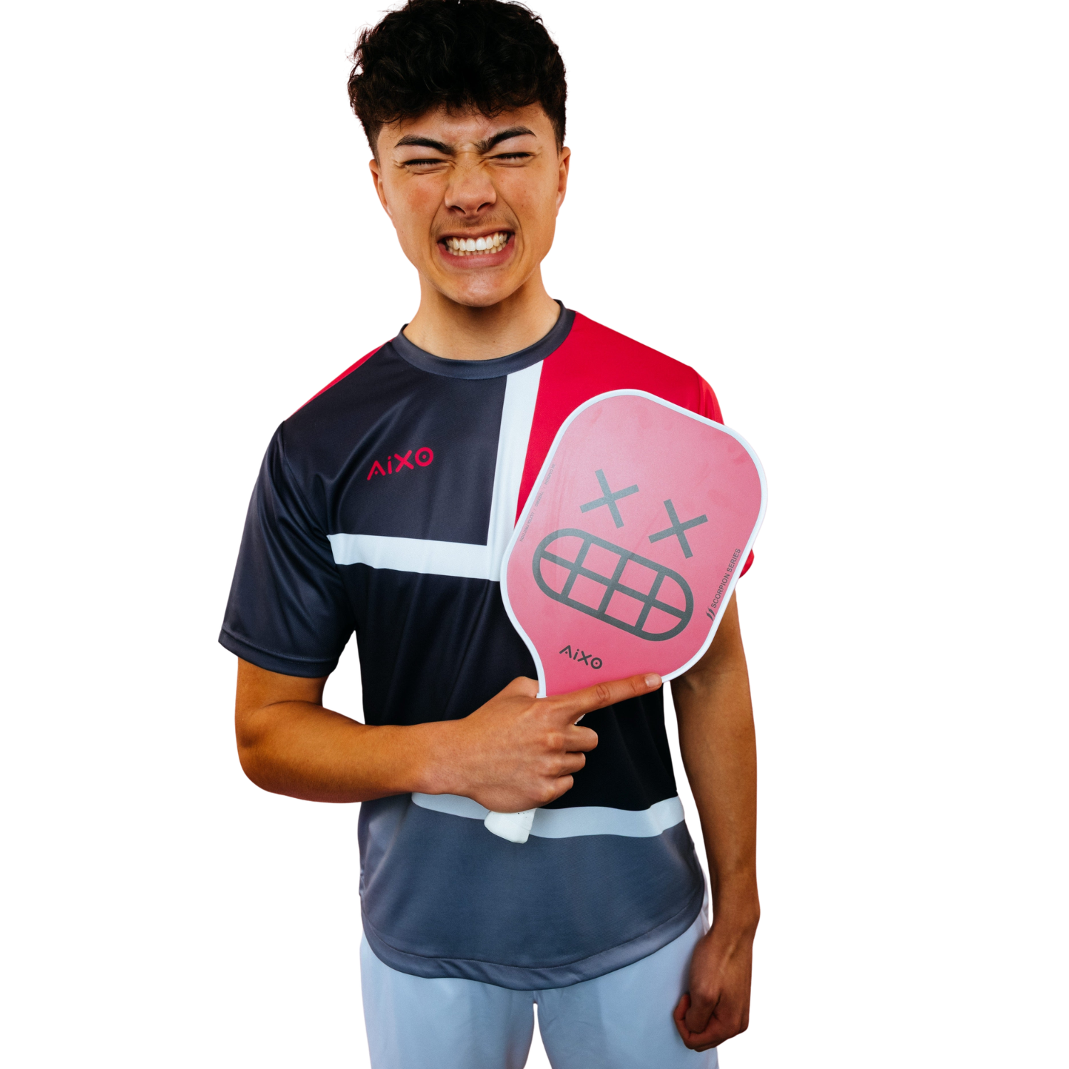 AIXO P11A Scorpion Mood 3K Raw Carbon Pickleball Paddle – 14mm