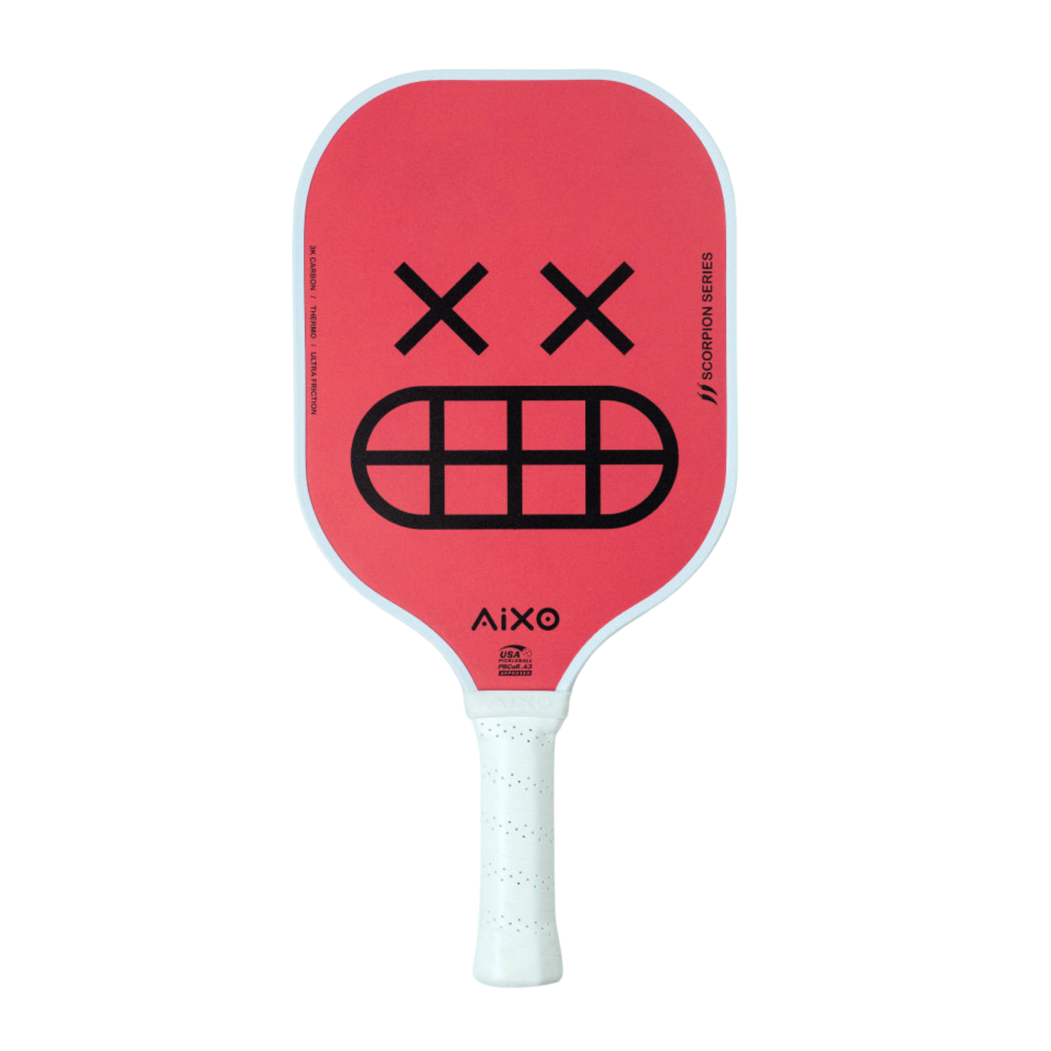 AIXO P11A Scorpion Mood 3K Raw Carbon Pickleball Paddle – 14mm