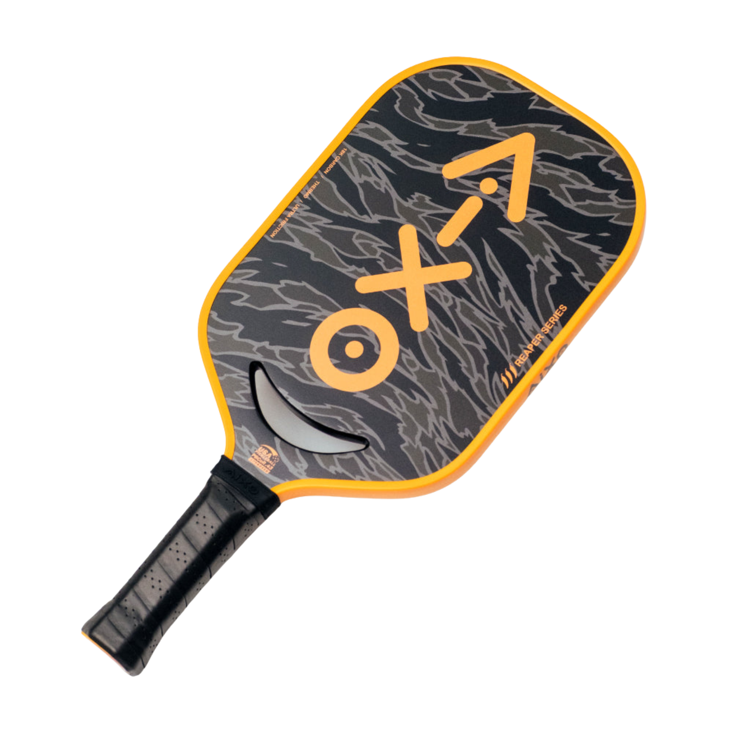 Aixo P14C Reaper Tiger King 18K Raw Carbon Pickleball Paddle