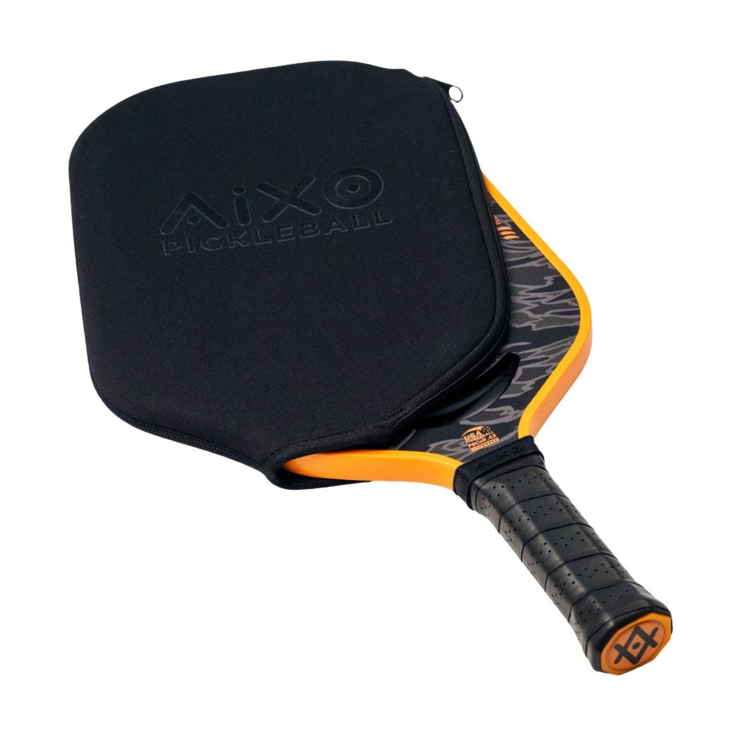 Aixo P14C Reaper Tiger King 18K Raw Carbon Pickleball Paddle