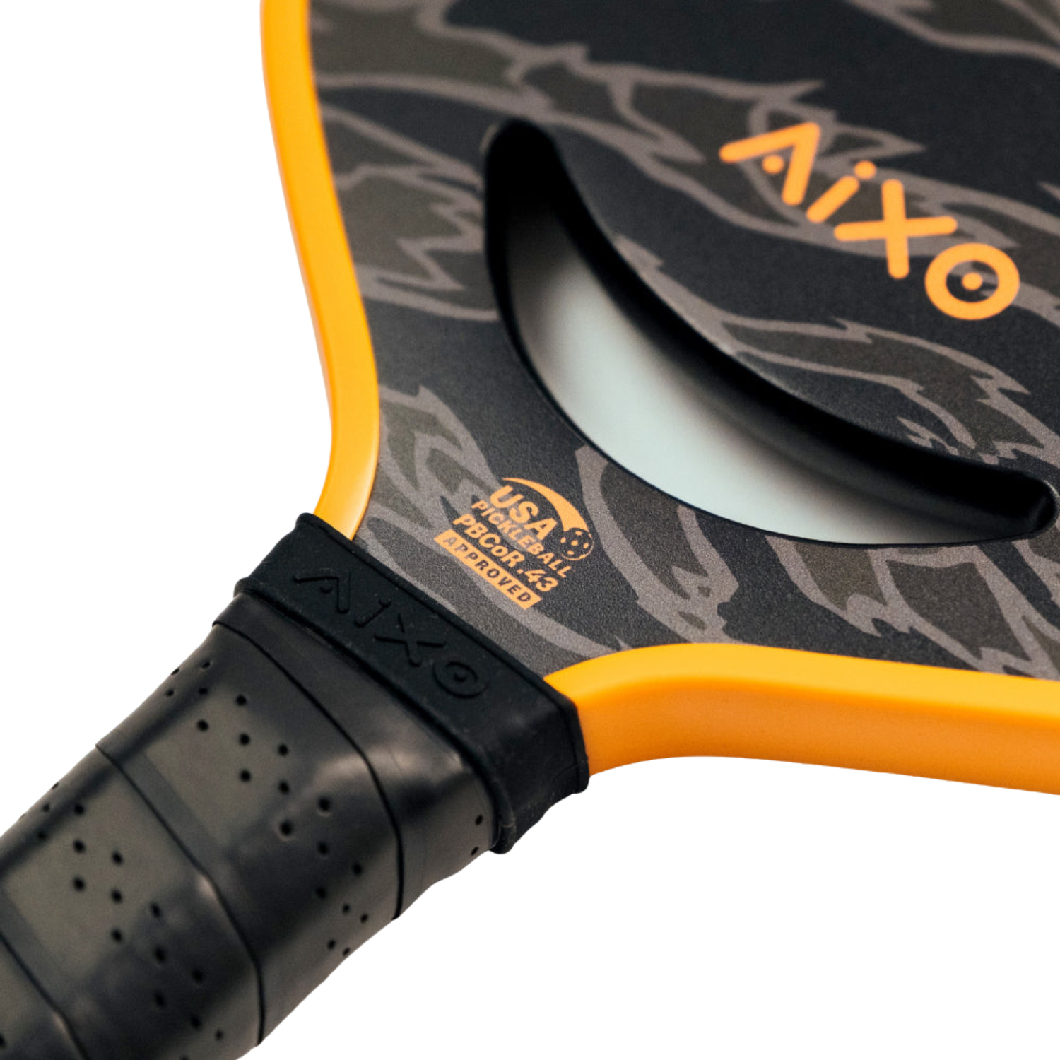 Aixo P14C Reaper Tiger King 18K Raw Carbon Pickleball Paddle
