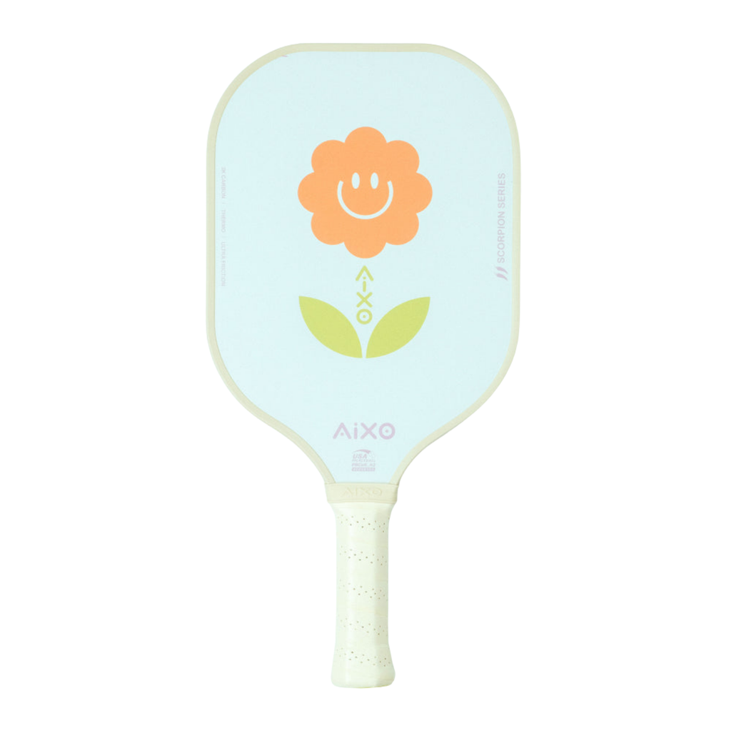 Aixo Scorpion P11A Pickleball Paddle – 3K Raw Carbon Fiber, USAPA Approved