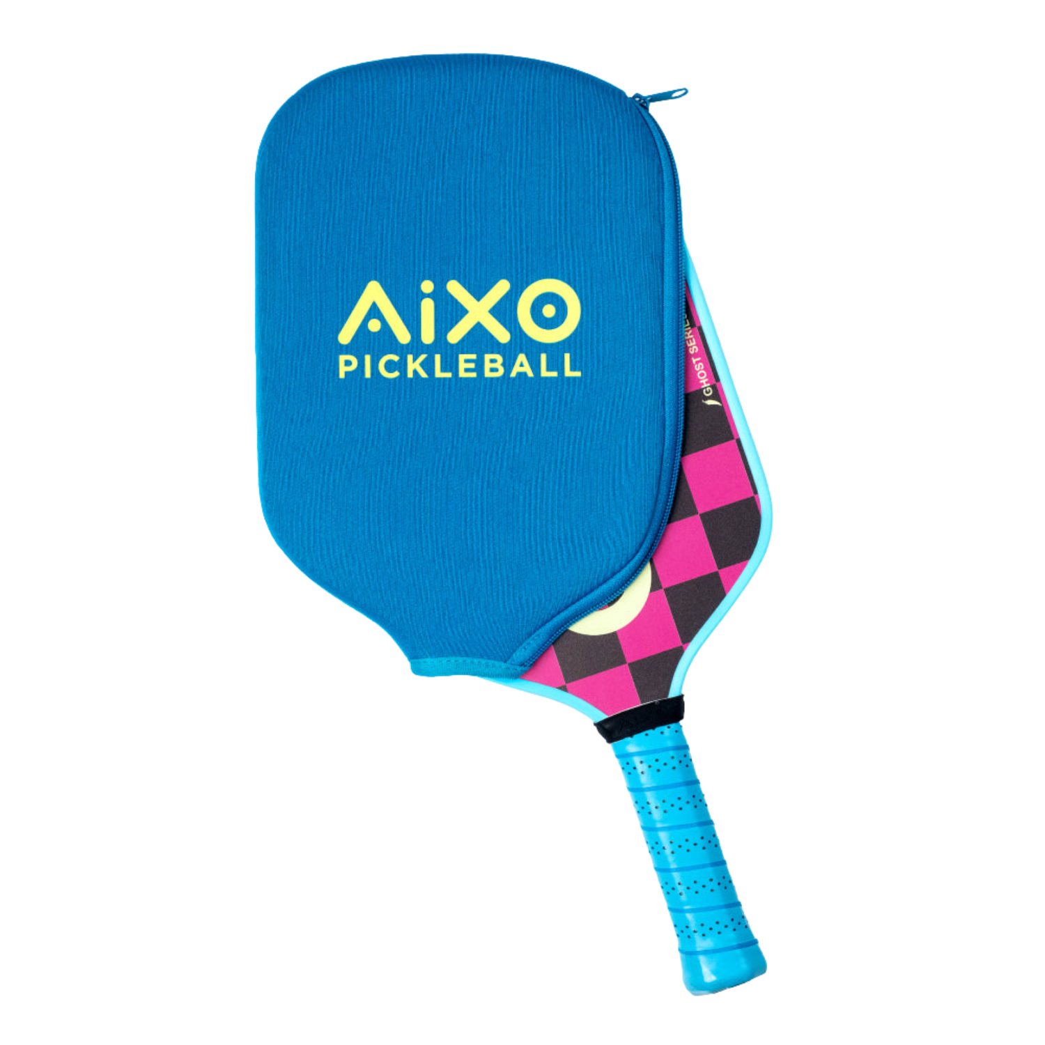 Aixo CP03 Ghost Dogtown T700 Raw Carbon Pickleball Paddle - 16mm