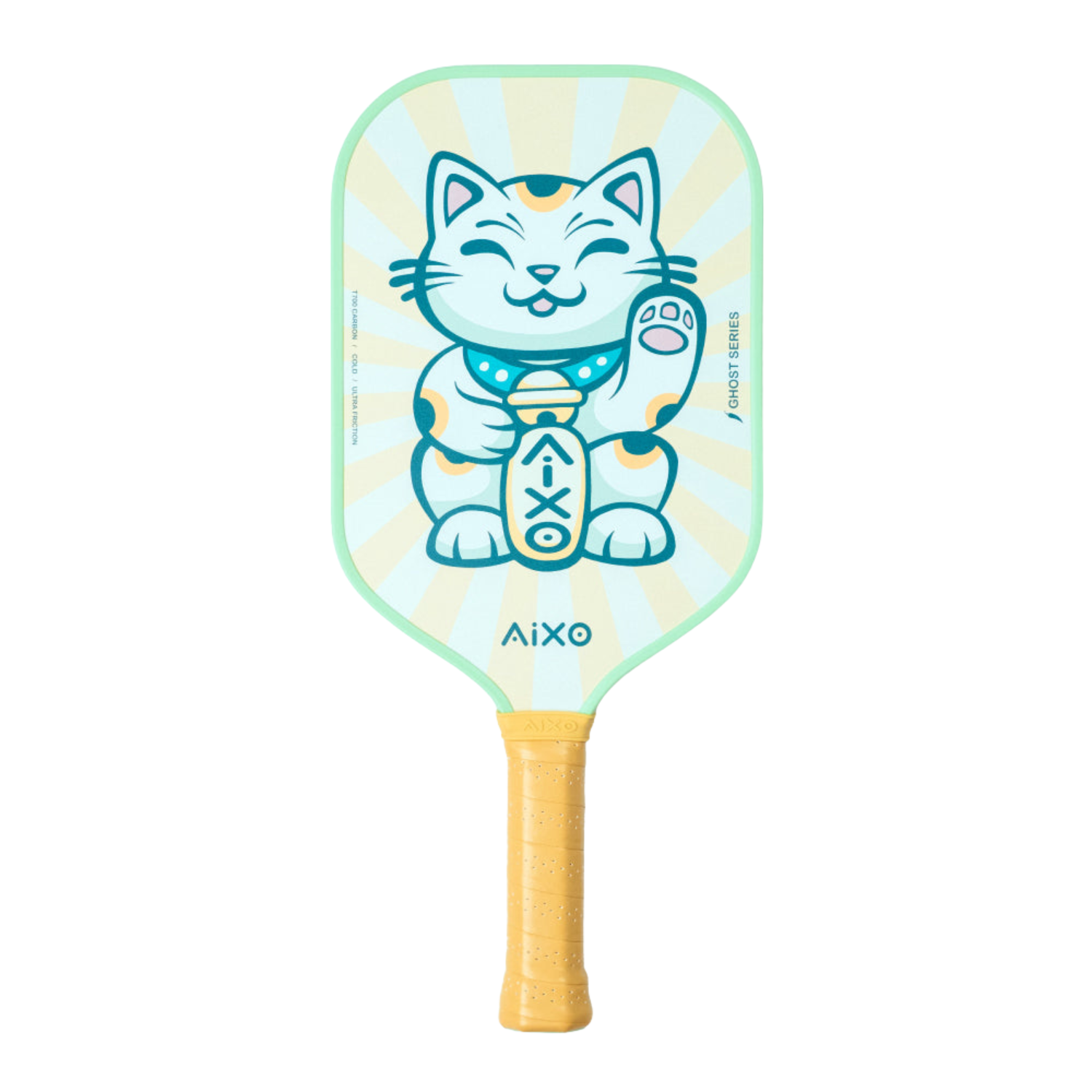 Aixo CP03 Lucky Cat T700 Raw Carbon Pickleball Paddle – 16mm