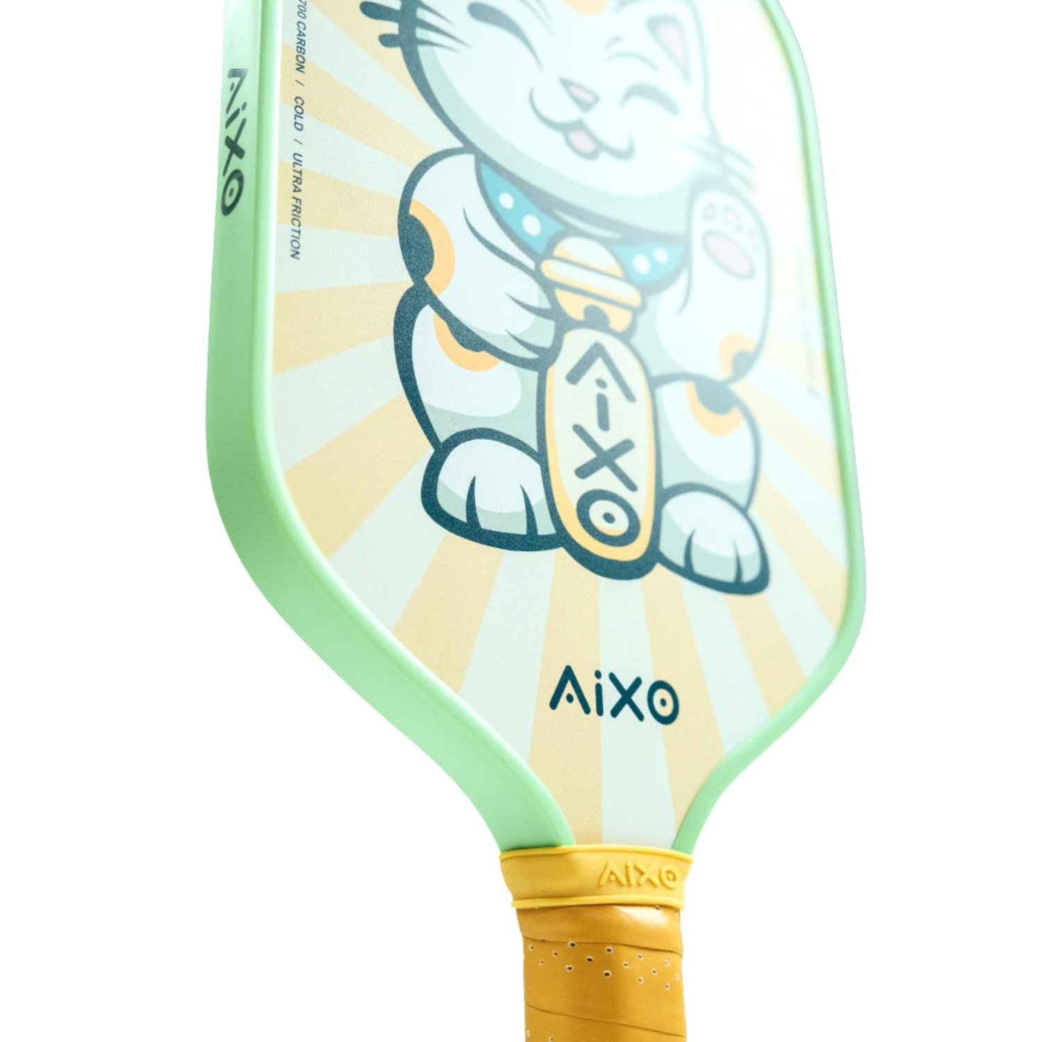 Aixo CP03 Lucky Cat T700 Raw Carbon Pickleball Paddle – 16mm