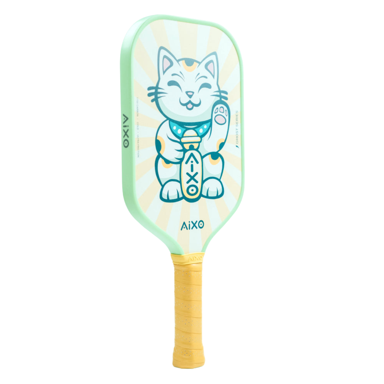 Aixo CP03 Lucky Cat T700 Raw Carbon Pickleball Paddle – 16mm