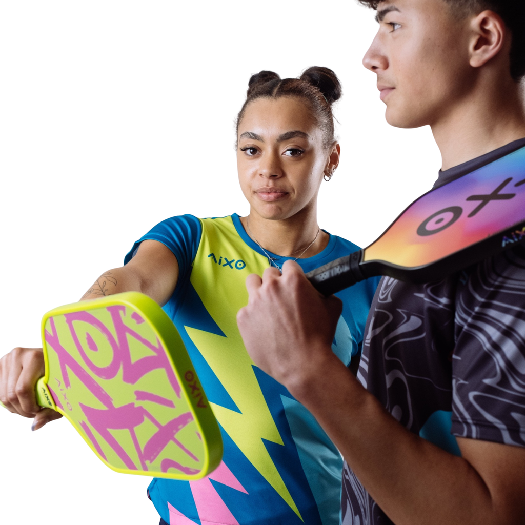 Aixo CP03 Ghost Prism Break T700 Carbon Pickleball Paddle - 16mm