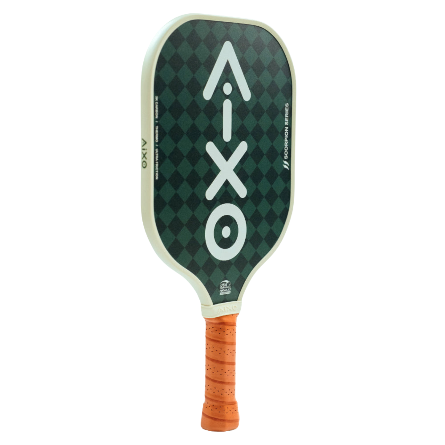 Aixo P11A Scorpion Country Club 3K Raw Carbon Pickleball Paddle