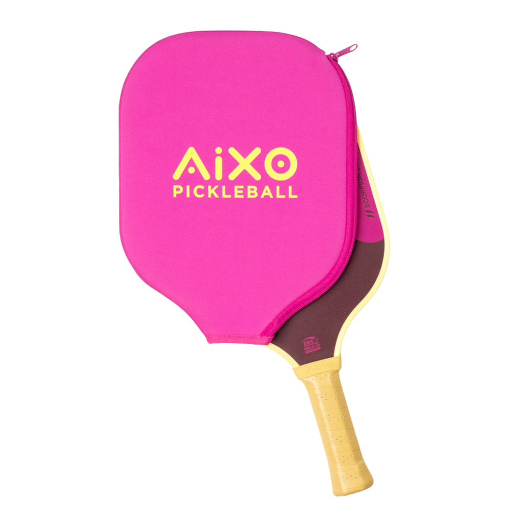 Aixo P11A Scorpion Lazy Sundae 3K Raw Carbon Pickleball Paddle