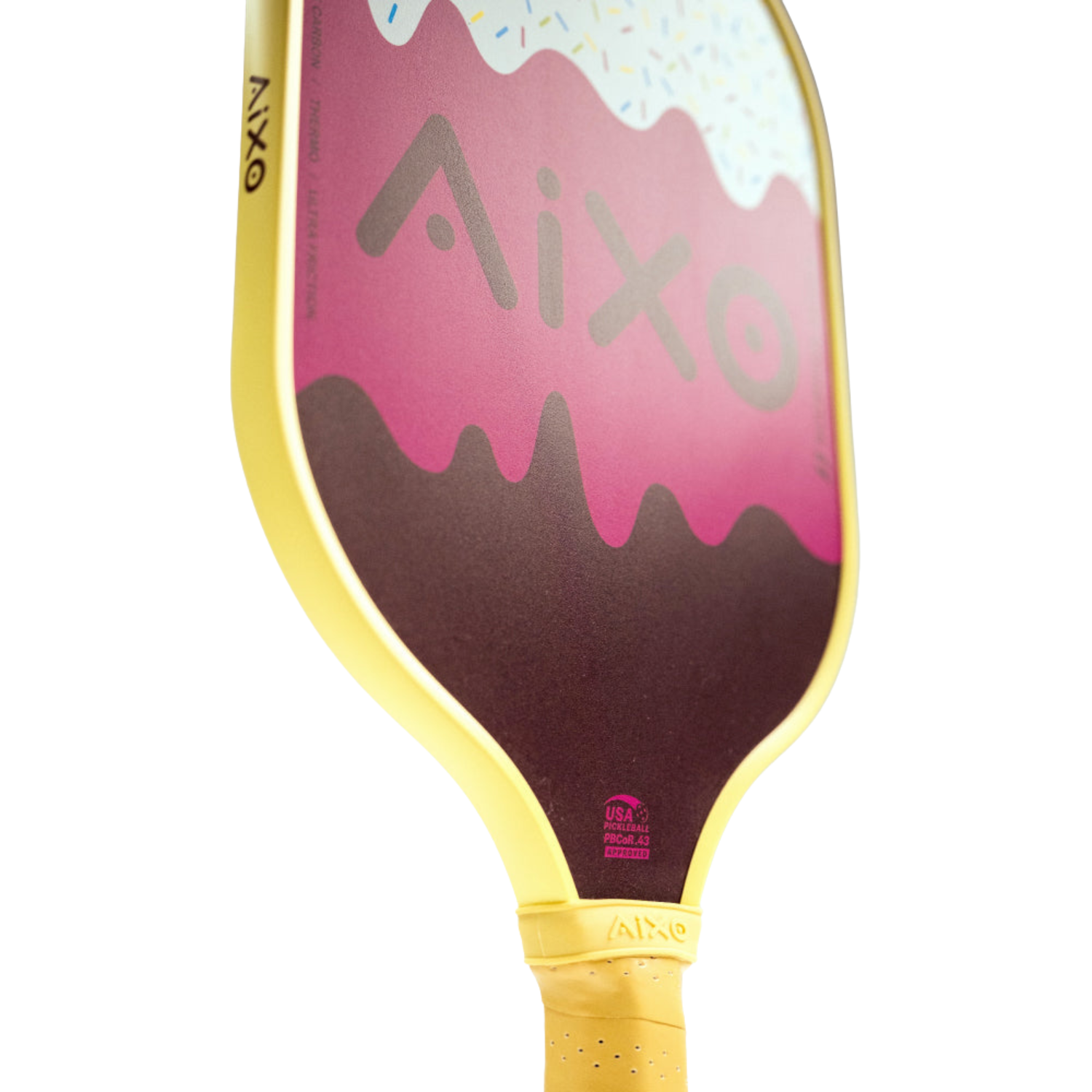 Aixo P11A Scorpion Lazy Sundae 3K Raw Carbon Pickleball Paddle