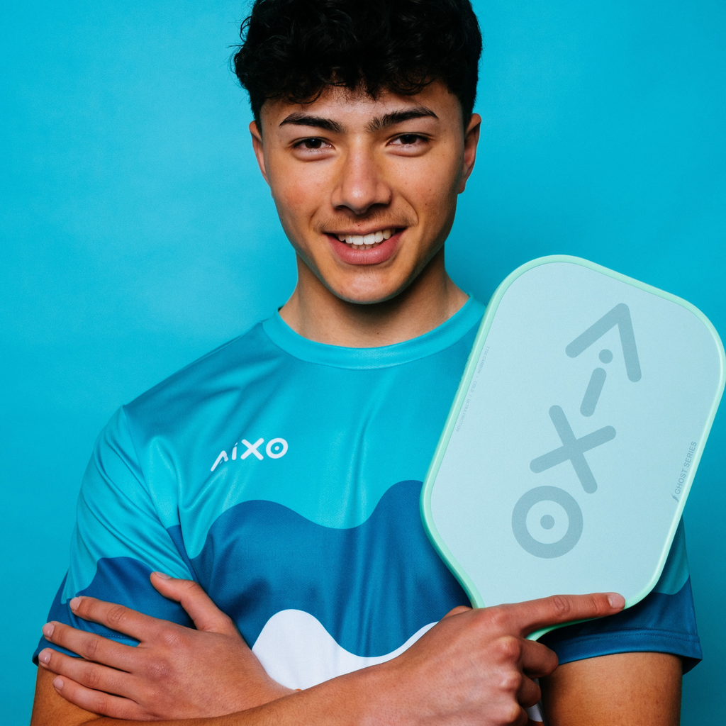 AIXO CP03 Ghost Pickleball Paddle | T700 Carbon | Pastel De Mint