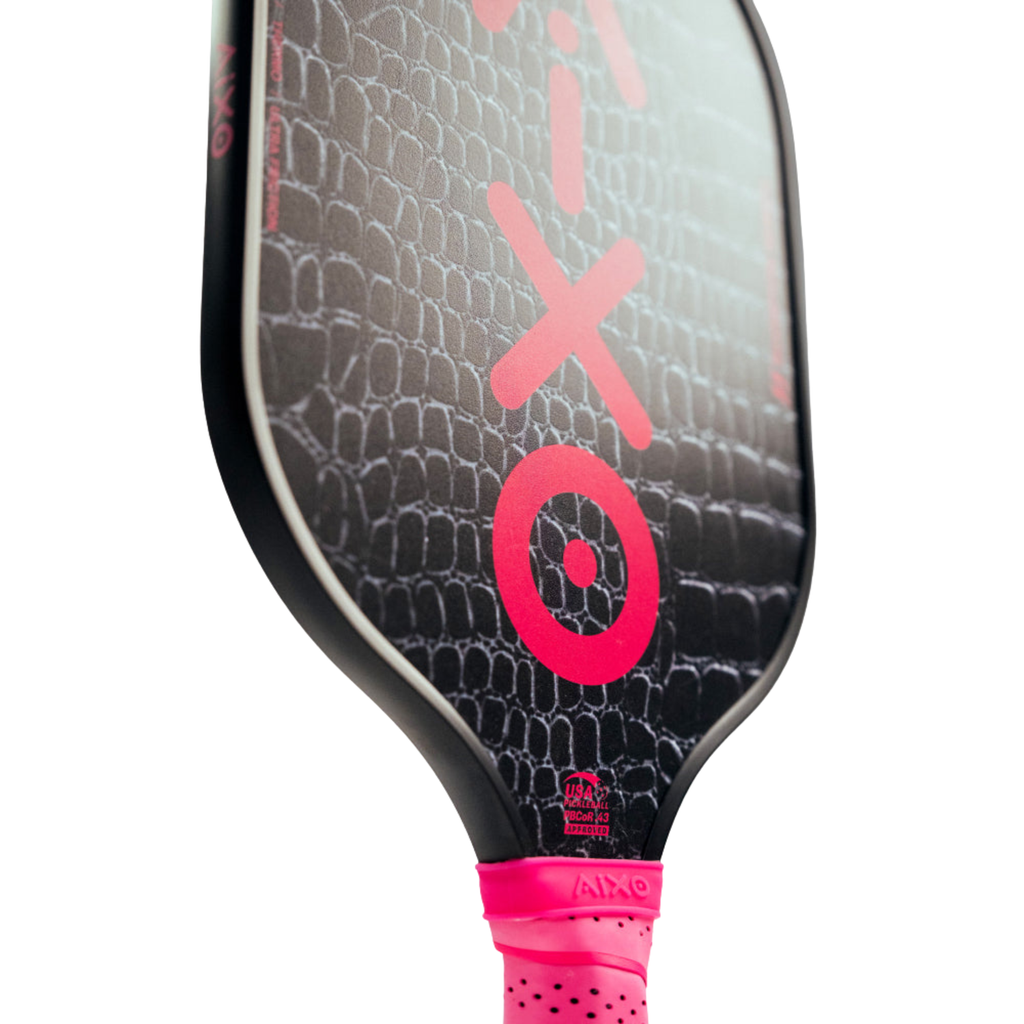 Aixo P11A Scorpion Glam Slam 3K Raw Carbon Pickleball Paddle