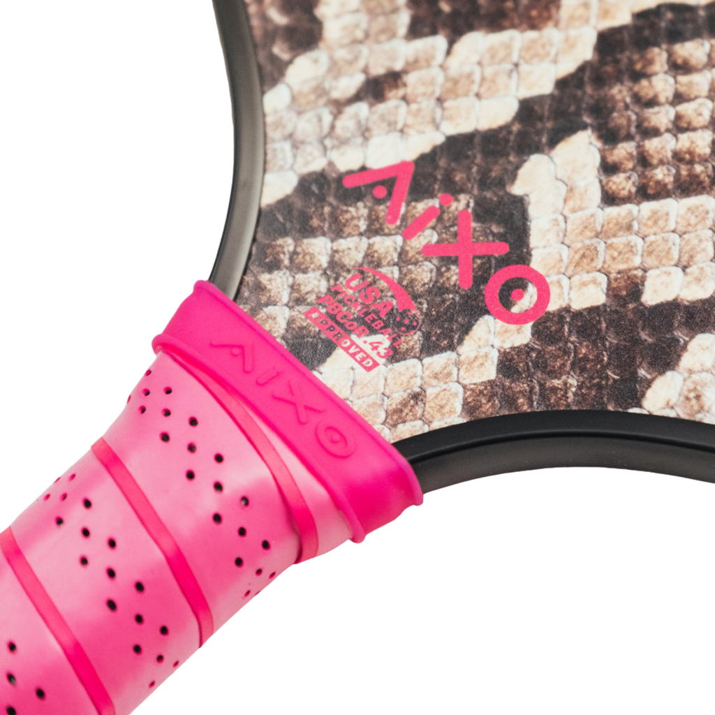 Aixo P11A Scorpion Glam Slam 3K Raw Carbon Pickleball Paddle