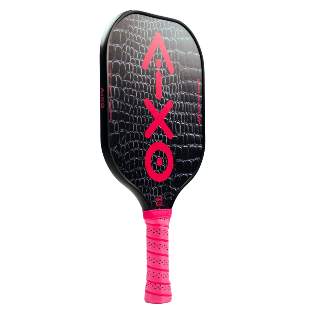 Aixo P11A Scorpion Glam Slam 3K Raw Carbon Pickleball Paddle