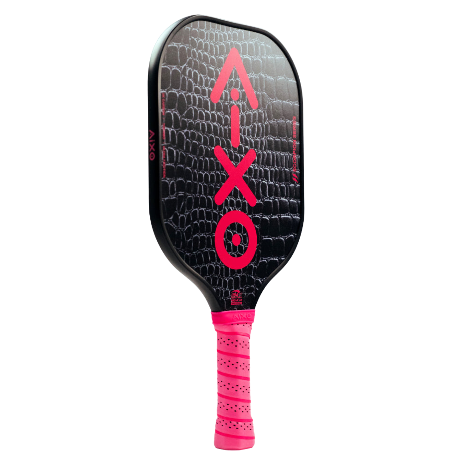Aixo P11A Scorpion Glam Slam 3K Raw Carbon Pickleball Paddle