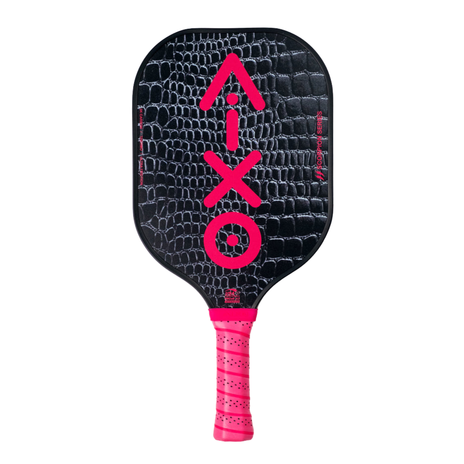 Aixo P11A Scorpion Glam Slam 3K Raw Carbon Pickleball Paddle