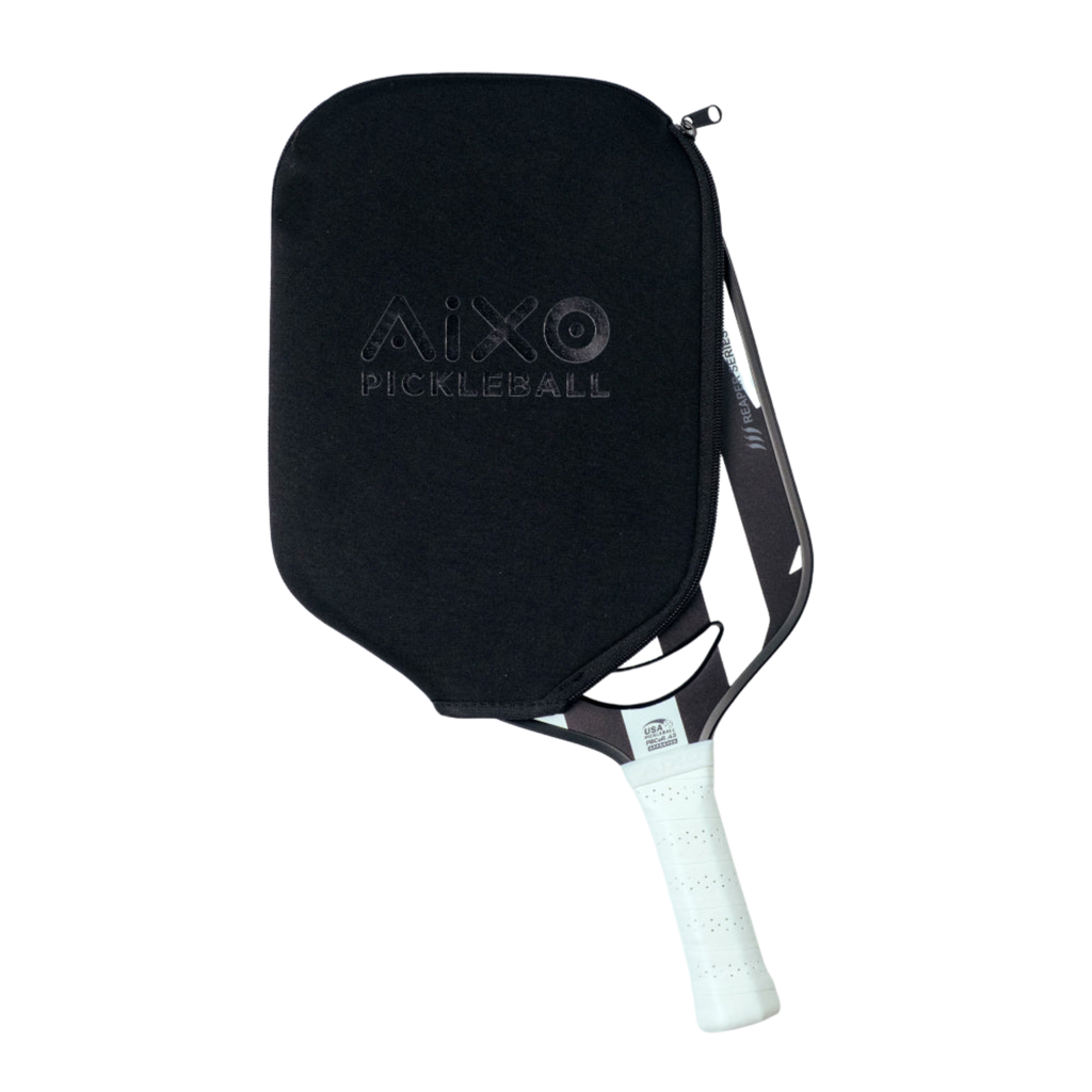 Aixo P14C Reaper Chaos Camo 18K Raw Carbon Pickleball Paddle