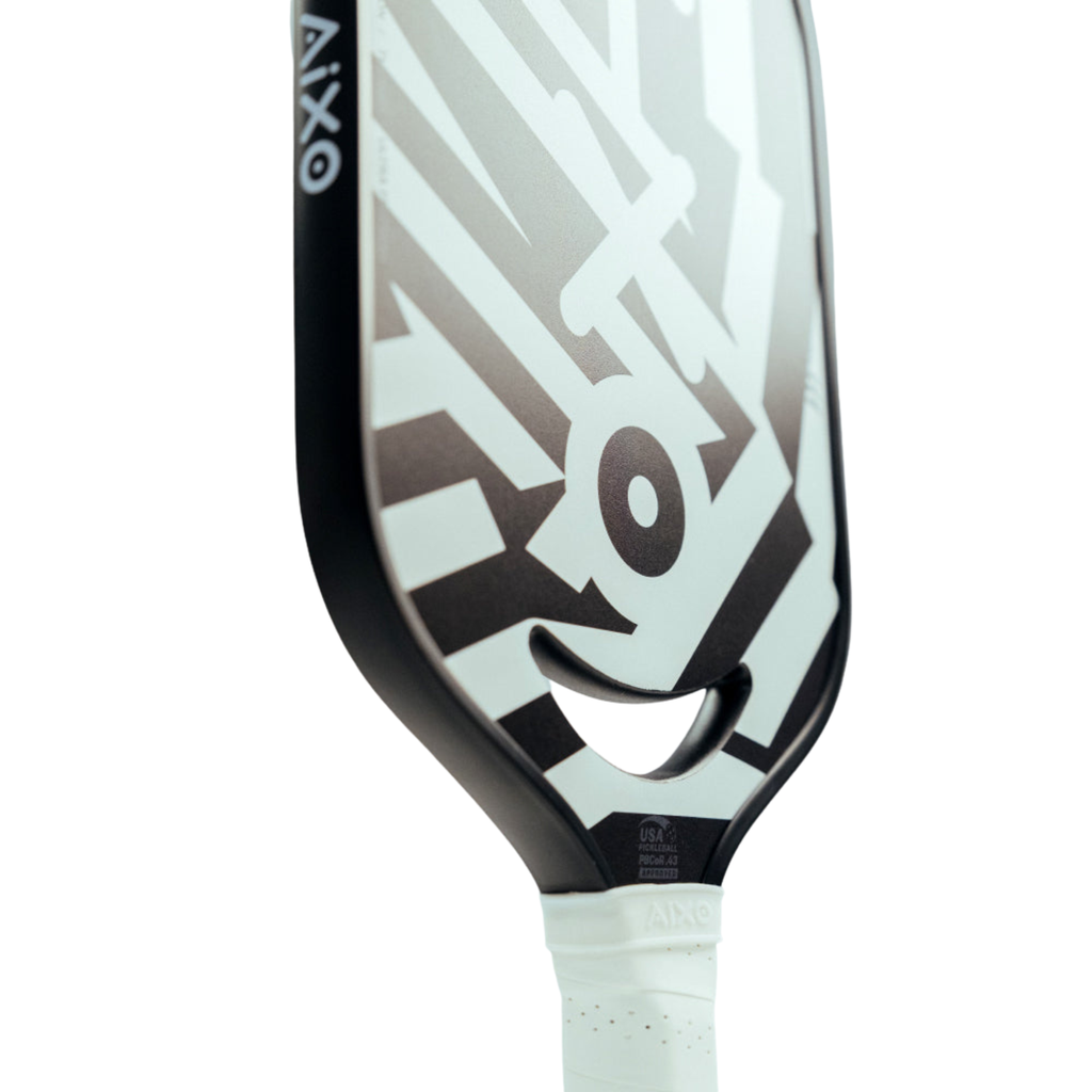 Aixo P14C Reaper Chaos Camo 18K Raw Carbon Pickleball Paddle