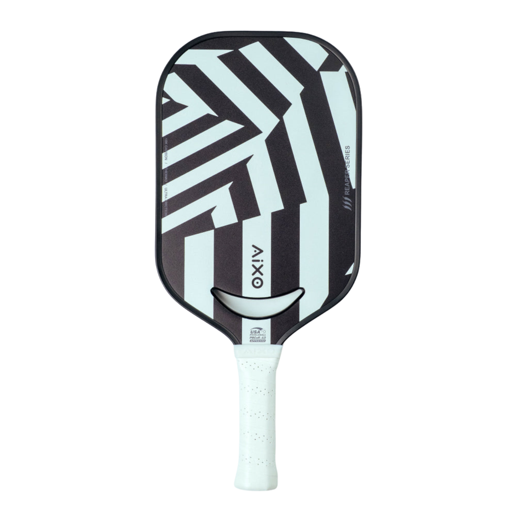 Aixo P14C Reaper Chaos Camo 18K Raw Carbon Pickleball Paddle