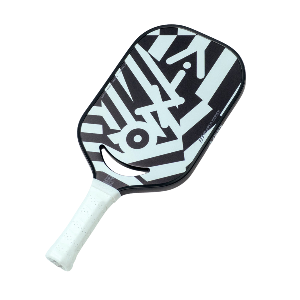Aixo P14C Reaper Chaos Camo 18K Raw Carbon Pickleball Paddle