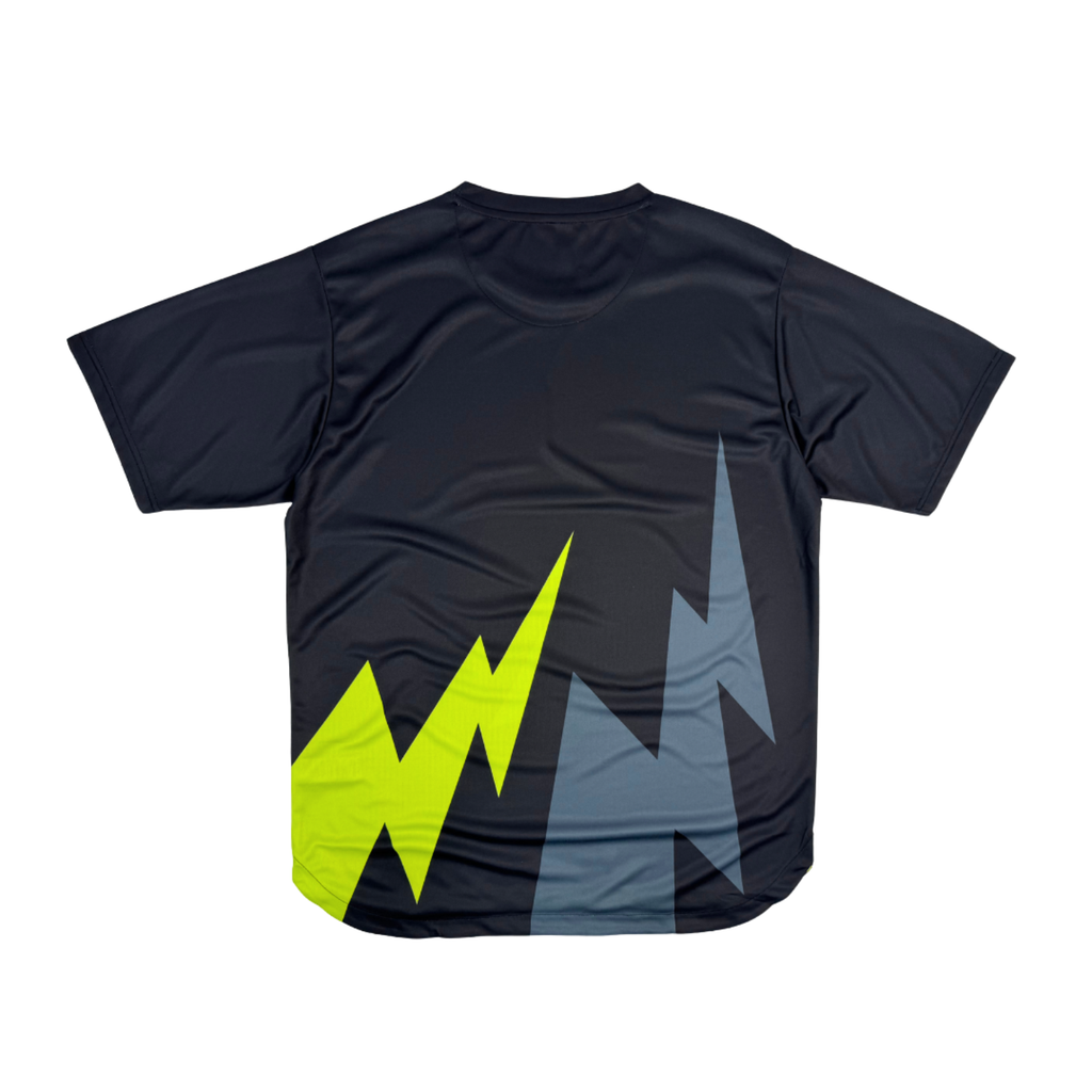 AIXO Bolt Men's Performance T-Shirt | Neon Lightning Athletic Wear