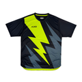 AIXO Bolt Men's Performance T-Shirt | Neon Lightning Athletic Wear