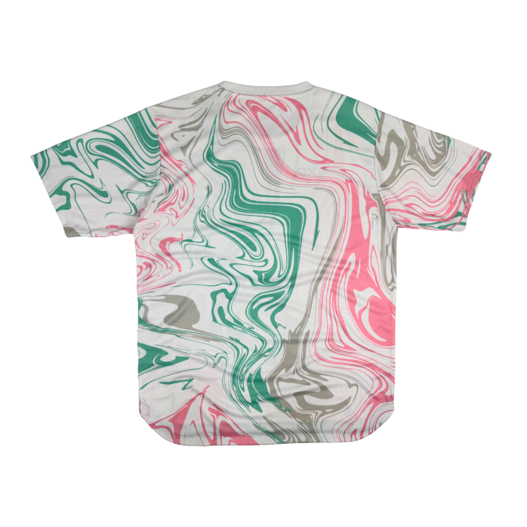 AIXO Chrome Lava Flow Men's Performance T-Shirt | Recycled Polyester