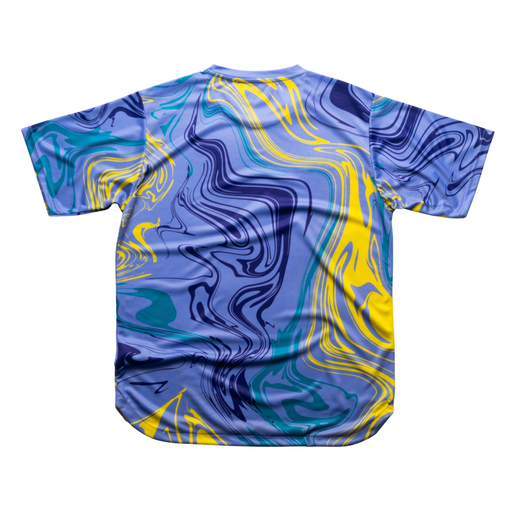 AIXO Chrome Men's Racket Sports T-Shirt | Lilac Recycled Polyester