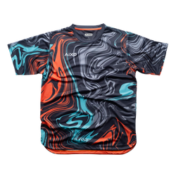 AIXO Chrome Men's Tennis T-Shirt | Graphite Recycled Performance Top
