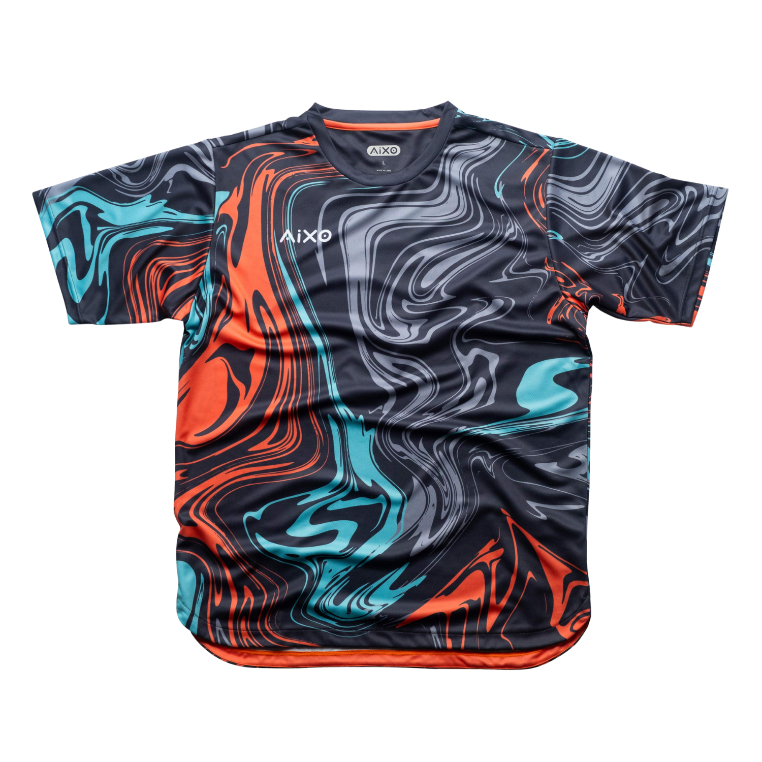 AIXO Chrome Men's Racket Sports T-Shirt | Lilac Recycled Polyester