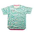 AIXO Leopard Men's Tennis T-Shirt | Ivory Recycled Performance Top